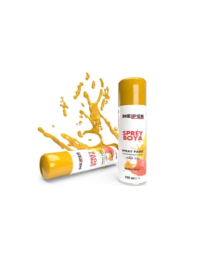 HELPER Akrilik Sprey Boya 1003 Sinyal Sarı 200ml