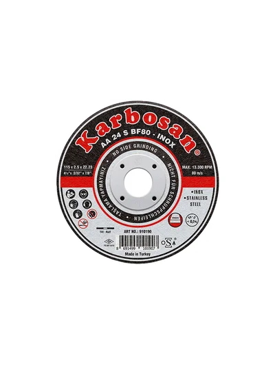 Karbosan 115x2.5x22 İnox Metal Kesme Diski Düz