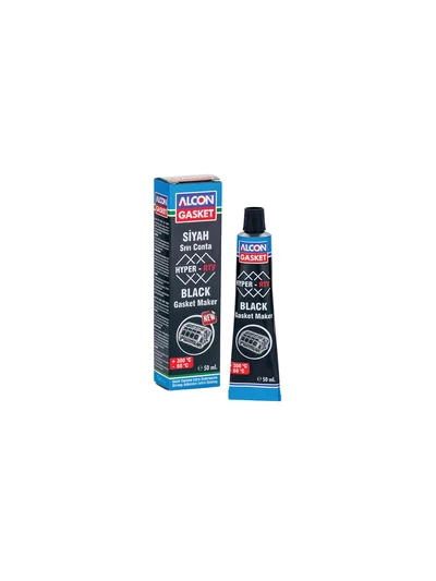 Alcon Hyper-RTV Nötr Sıvı Conta  M-3315 Siyah 50 ml