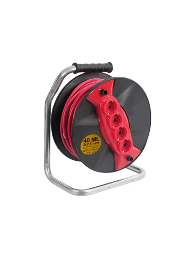 40 mt 3x2.5mm Makaralı Seyyar Ara Kablo 72011