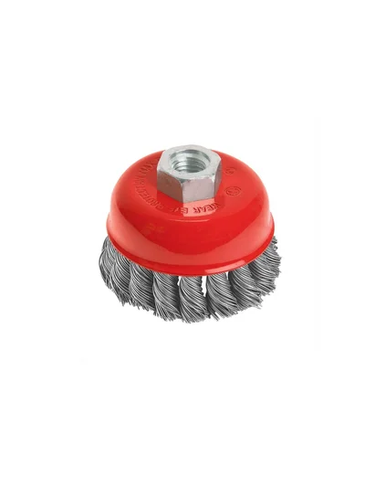 Burgulu Çanak Tel Fırça Somunlu 65mm DMX4033