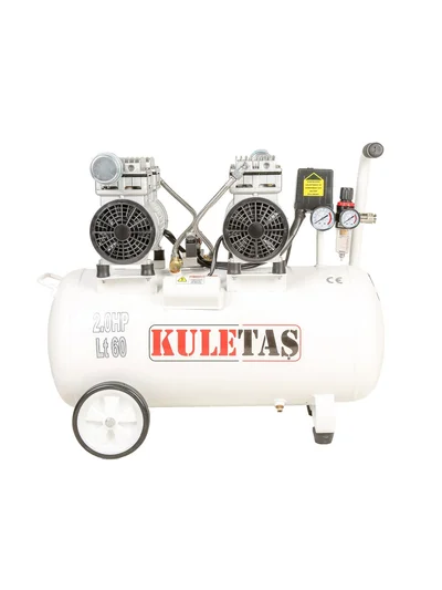 KULETAŞ Sessiz Hava Kompresörü 60 Litre 2 HP