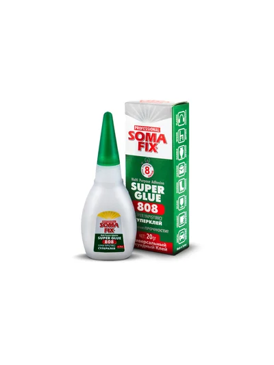 SOMAFIX 808 Süper Yapıştırıcı Net 20gr Brüt 25gr