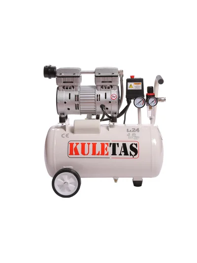 KULETAŞ Sessiz Hava Kompresörü 24 Litre 1 HP