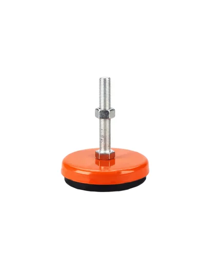 D160 M20x100 Kauçuk Taban Boyalı Makine Ayak SLB Seri