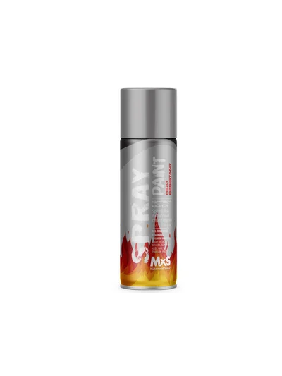 MXS Isıya Dayanıklı Sprey Boya Gümüş Renk 400ml