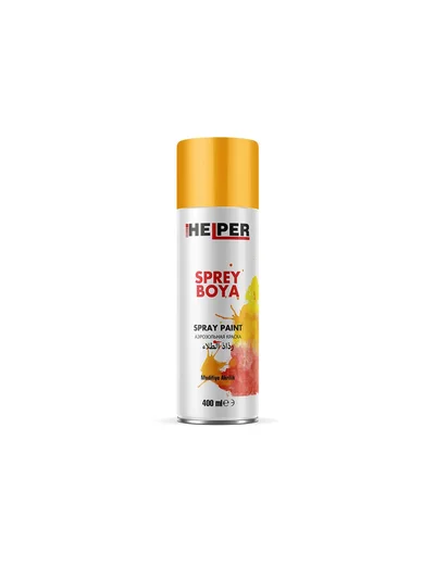 HELPER Akrilik Sprey Boya 1003 Sinyal Sarı 400ml