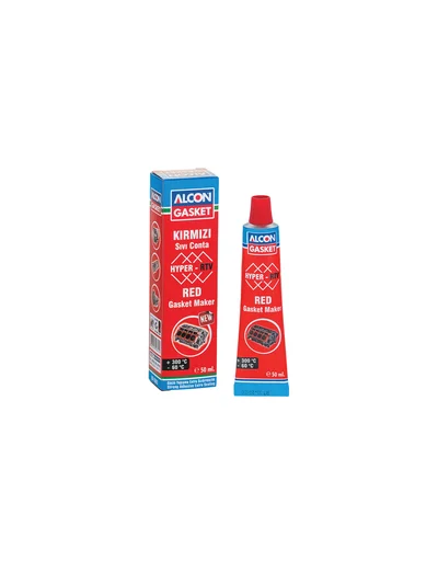 Alcon Hyper-RTV Nötr Sıvı Conta  M-3302 Kırmızı 50 ml