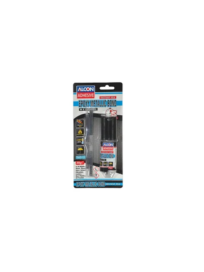 Alcon Epoksi Metal Yapıştırıcı Mix Şırıngalı 30 gr M-2312