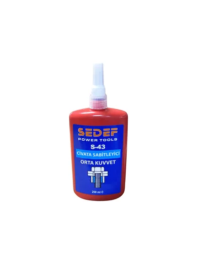 SEDEF S-43 Orta Kuvvet Civata Sabitleyici 250 ml