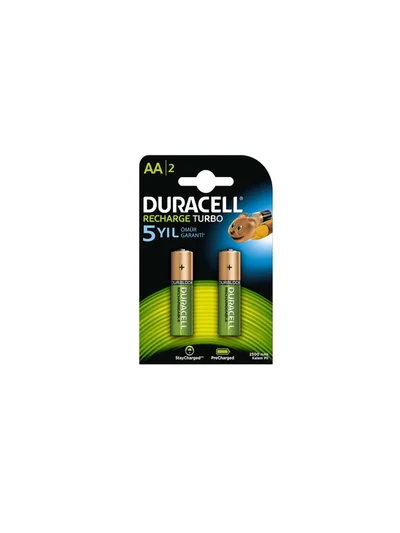 Duracell 2500 mAh Şarj Edilebilir AA Kalem Pil 2'li Paket