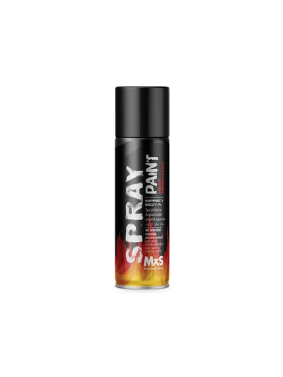 MXS Isıya Dayanıklı Sprey Boya Siyah Renk 400ml