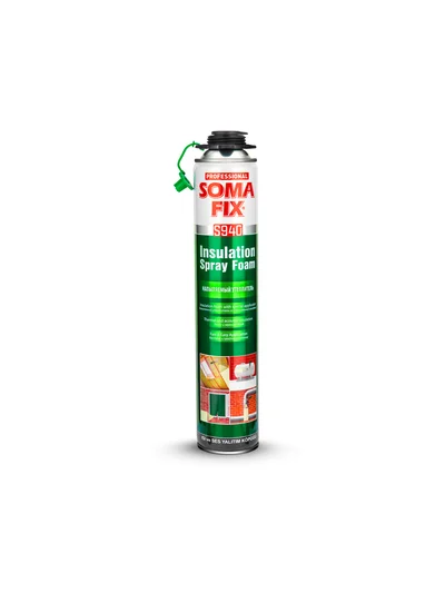 SOMAFIX S940 Poliüretan Isı ve Ses Yalıtım Köpüğü Tabancalı 850ml 910gr