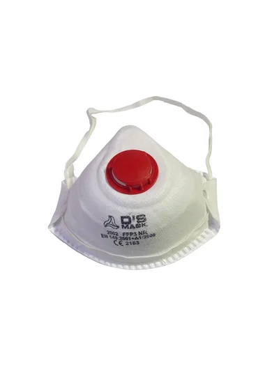 TOZ MASKESİ (DS) KUBBE TİP FFP3  VENTİLLİ