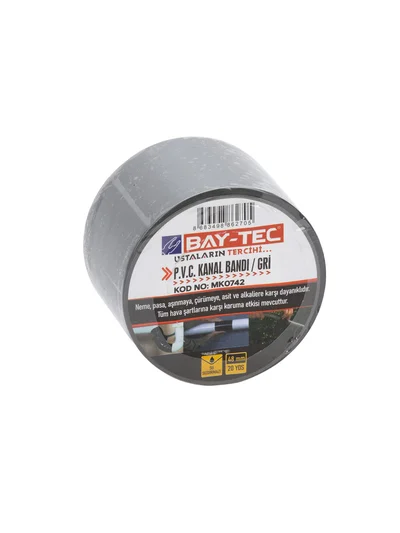 PVC Kanal Bandı Gri 48mm x 20yards MK0742
