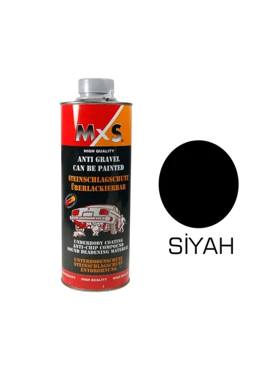 MXS Pütür Boyanabilir Alt Kaplama Siyah 1 kg
