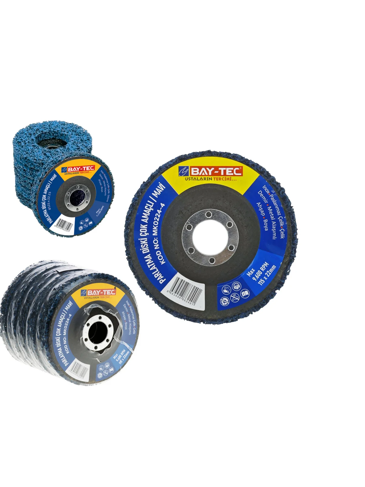 Flap Zımpara ZR 115x22 mm 40 Kum Pro Seri - 160300-EGS-590029