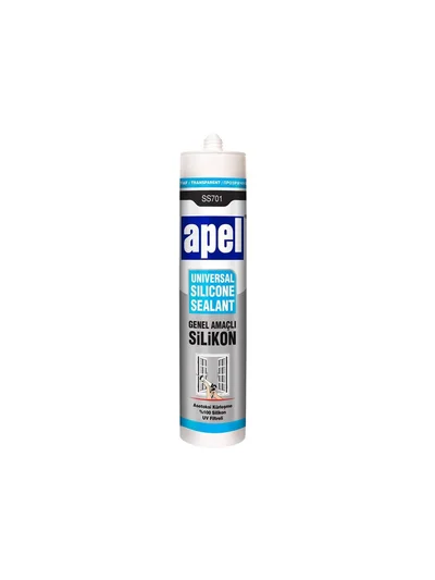 APEL Genel Amaçlı Silikon Gri SS731 250 ml