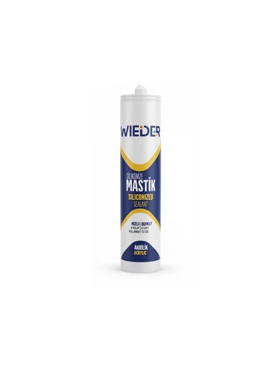 WIEDER Silikonize Mastik Beyaz 450 gr ST00071