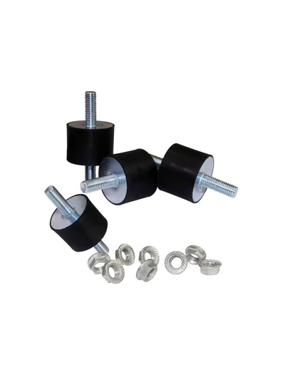 30X20MM M8  A  TİP LASTİK TAKOZ 8 ADET SET, 16 ADET ŞAPKALI m8 SOMUNLA BİRLİKTE