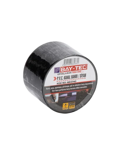 PVC Kanal Bandı Siyah 48mm x 20yards MK0740