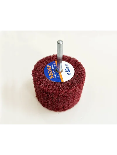 60x40 mm Saplı Elyaf Mop Zımpara