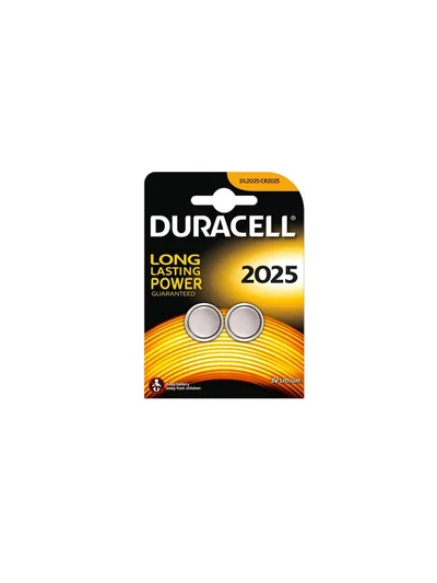 Duracell CR 2025 Lityum Düğme Pil 3 Volt 2'li Paket