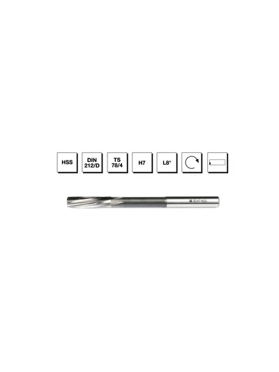 HSS DIN 212 Silindirik Saplı Makina Raybası 14 mm