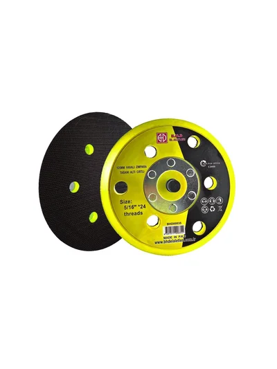 Ekzantirik Zımpara Polisaj Tabanı Cırtlı 6 Delikli 150mm BHD00836