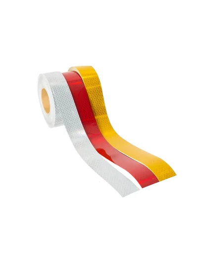 E49 Belgeli Beyaz Şerit Reflektör 50mm x 50mt