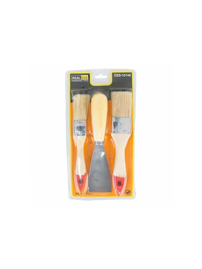 Kestirme Fırça ve Spatula Seti 3 Parça ÖZS 8148
