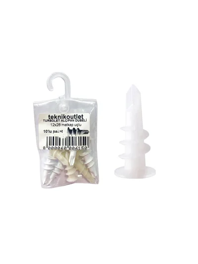 Turbolet Alçıpan Dübel Matkap uçlu 10lu Paket