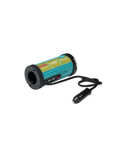 Dönüştürücü İnverter 4 Girişli Çakmaklı USBli 150 Watt MES 7158