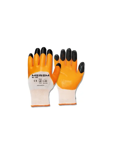 Süper Latex Eldiven Turuncu 3/4 NO:10 MES EL140